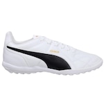 Chuteira Society Puma King Tt - Adulto BRANCO/PRETO