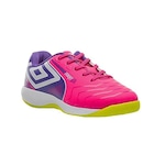 Chuteira Futsal Umbro Pro 5 Jr - Infantil ROSA/ROXO