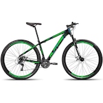 Bicicleta Aro 29 Aluminio Alfameq Nx Freio a Disco 21 Marchas PRETO/VERDE