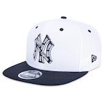 Boné Aba Reta New Era 950 New York Yankees Core - Snapback - Adulto BRANCO