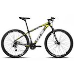 Bicicleta Aro 29 Aluminio Gts Feel Rdx Freio a Disco 21 Marchas Shimano PRETO/AMARELO