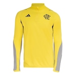 Blusão de Moletom do Flamengo Treino adidas - Masculino AMARELO CLA/PRETO