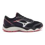 Tênis Mizuno Wave Hawk 5 - Feminino PRETO/ROSA