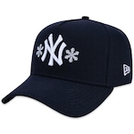 Boné Aba Curva New Era 940 A-Frame New York Yankees Action Winter - Snapback - Adulto AZUL ESCURO