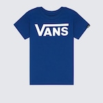 Camiseta Vans Classic - Infantil AZUL CLA/BRANCO