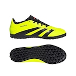 Chuteira Society adidas Artilheira Predator 24 Club Adulto AMARELO ESC/PRETO