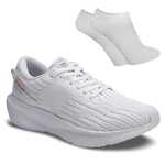 Kit Tênis Olympikus Flit 3 + Meia - Masculino BRANCO