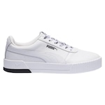 Tênis Puma Carina Logomania - Feminino BRANCO/PRETO