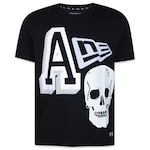 Camiseta New Era Collab Alexandre Herchcovitch Skull - Masculina PRETO