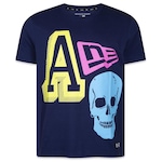 Camiseta New Era Collab Alexandre Herchcovitch Skull - Masculina AZUL