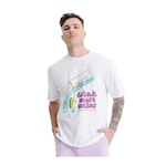 Camiseta Baw Regular Drink Water - Unissex Off White