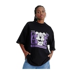 Camiseta Baw Over Dog Mushroom - Unissex PRETO