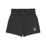 Shorts Puma Cintura Alta T7 - Feminino PRETO