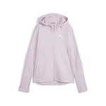 Blusão de Moletom com Capuz Puma Evostripe Full-Zip - Feminino ROXO