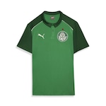 Camisa Polo do Palmeiras 2024 Casual Puma - Masculina VERDE ESC/VERDE CLA