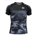 Rashguard Venum Camo Vulkan Performance Black PRETO/CINZA