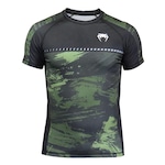 Rashguard Venum Camo Vulkan Performance Moss PRETO/VERDE