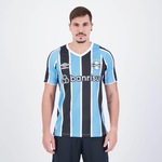 Camisa Umbro Grêmio I 2024 com Número - Masculina AZUL