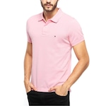 Camiseta Gola Polo Tommy Hilfiger Ivy Shirt - Masculina ROSA