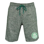 Bermuda de Moletom do Palmeiras Bolso Zíper Surf Center - Masculina VERDE