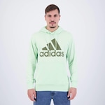 Blusão de Moletom adidas Essentials Big Logo - Masculino VERDE