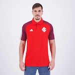 Camisa Polo adidas Internacional 2024 adidas - Masculina VERMELHO