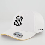 Boné Aba Curva do Santos Supercap 6 Gomos - Snapback - Adulto BRANCO