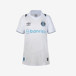 Camisa do Grêmio Oficial 2 2024 Umbro - Infantil BRANCO