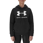 Blusão de Moletom de Treino Under Armour Rival Fleece Hoodie - Feminino PRETO