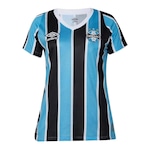 Camisa do Grêmio 1 2024/25 Oficial Umbro Torcedora - Feminina AZUL