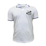 Camisa Polo do Santos F.C RetrôMania - Masculina BRANCO