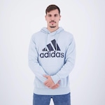 Blusão de Moletom adidas Big Logo - Masculino AZUL