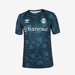 Camisa do Grêmio Aquecimento 2024 Umbro - Masculina AZUL