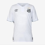 Camisa do Santos 1 2024 Of. Umbro - Infantil BRANCO