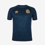 Camisa do Santos 2024 Umbro Treino - Masculina AZUL ESCURO