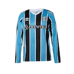 Camisa do Grêmio Oficial 1 2024 Torcedor S/N Umbro - Masculina AZUL/PRETO