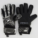 Luva de Goleiro Poker Adapt 4 Multiterreno - Unissex PRETO/BRANCO