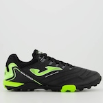 Chuteira Society Joma Maxima - Adulto PRETO/VERDE CLA