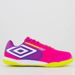 Chuteira Futsal Umbro Pro Club - Adulto ROSA/ROXO