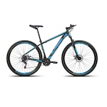 Bicicleta Aro 29  Alfameq Alumínio ATX  Freio a Disco Câmbio Shimano 21 Marchas - Unissex PRETO/AZUL