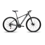 Bicicleta Aro 29  Alfameq Alumínio ATX  Freio a Disco Câmbio Shimano 21 Marchas - Unissex PRETO/CINZA