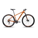 Bicicleta Aro 29  Alfameq Alumínio ATX  Freio a Disco Câmbio Shimano 21 Marchas - Unissex LARANJA/PRETO