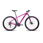 Bicicleta Aro 29  Alfameq Alumínio ATX  Freio a Disco Câmbio Shimano 21 Marchas - Unissex ROSA/PRETO