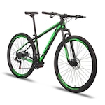 Bicicleta Aro 29 Alfameq Alumínio Atx Freio a Disco 24 Marchas - Unissex PRETO/VERDE