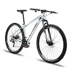 Bicicleta Aro 29 Alfameq Alumínio Atx Freio a Disco 24 Marchas - Unissex BRANCO/PRETO