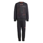 Conjunto adidas Lk Sw Zne Jog - Infantil PRETO