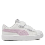 Tênis Puma Rickie Classic V - Infantil BRANCO/ROSA