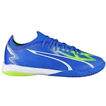 Chuteira Futsal Puma Ultra Match It Bdp + - Adulto AZUL/BRANCO