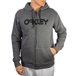 Blusão de Moletom Oakley Mod Mark Ii F/Z Hoodie - Masculino CINZA ESCURO