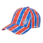 Boné Aba Curva do Bahia Supercap Tricolor Oficial - Snapback - Adulto VERMELHO/AZUL